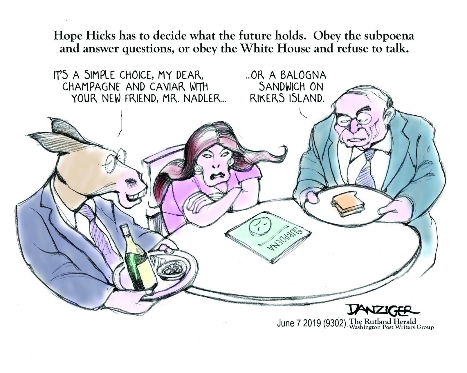 Jeff Danziger cartoon